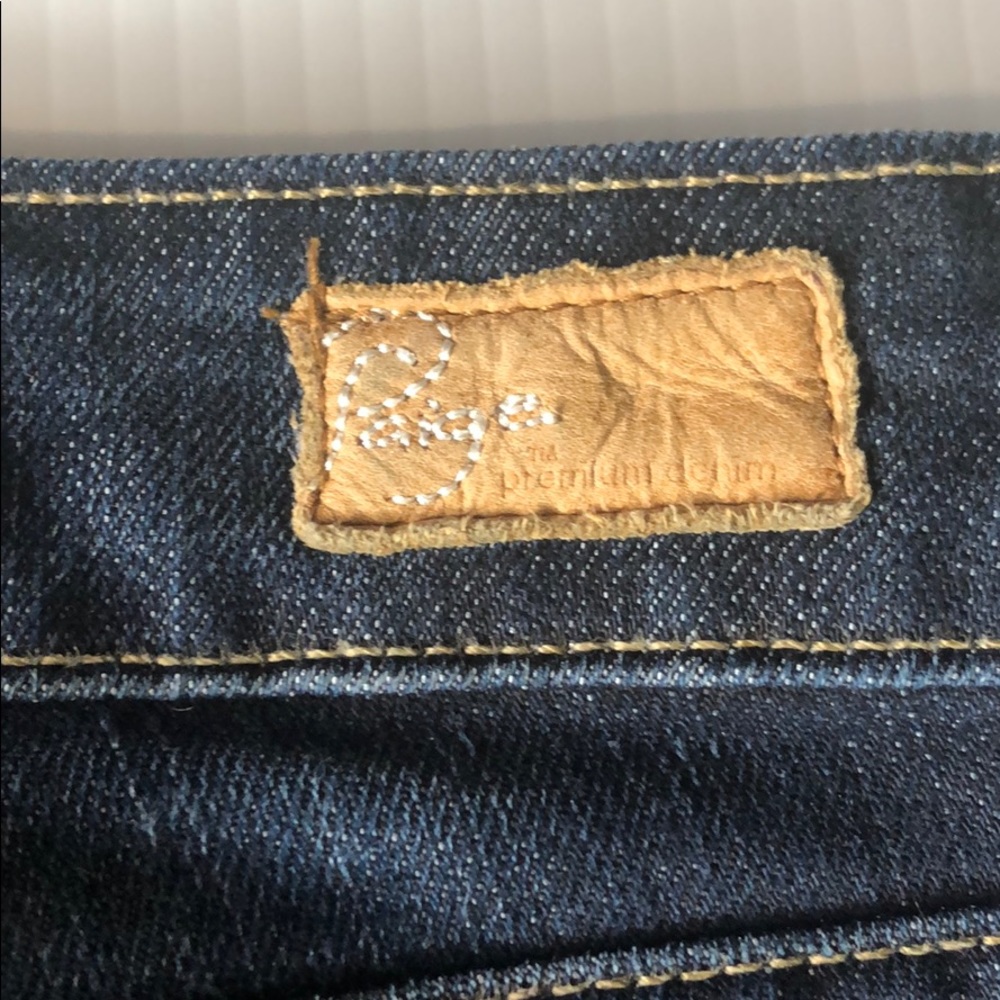PAIGE Vintage Y2K Blue Heights Low Rise Jeans‎ Dark Wash Size 26 - Picture 10 of 10